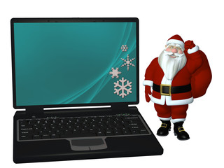 Santa Laptop 3