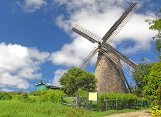 Fototapeta na wymiar Barbados Windmill