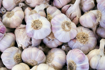 full frame garlic background
