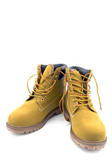New yellow boots