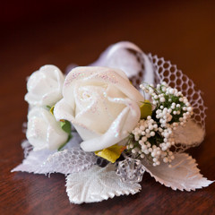 Satin wedding rose