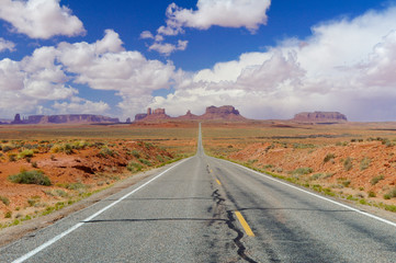 Beautiful landscape of Monument Valley, USA