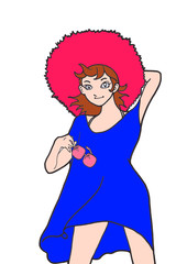 休日を楽しむ女性