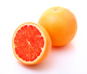 Image of grapefruit isolated on white