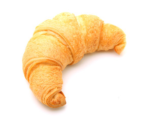Image of croissant isolated on white