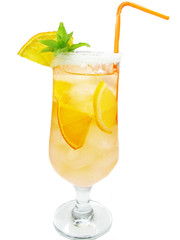fruit yellow lemonade drink