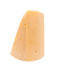 piece of cheese isolated