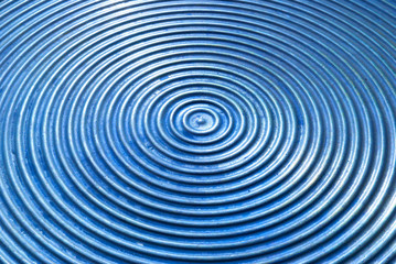 Abstract circle metal plate.