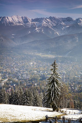 View of Tatra Mountains and Zakopane © malajscy