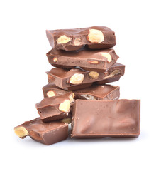 chocolate isolated