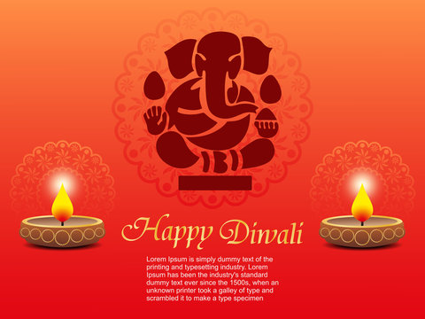 abstract diwali celebration background