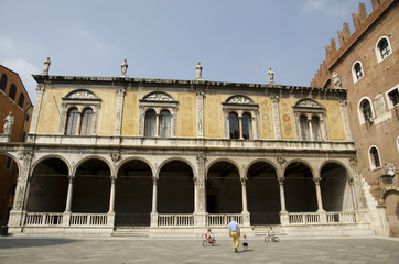 Fototapeta premium Towm hall in Verona