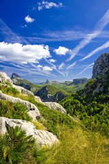 Cape formentor in the coast of mallorca ,balearic islands