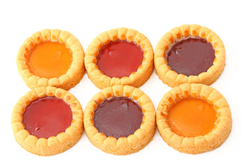 Obraz na płótnie Canvas Assortiment de biscuits aux fruits