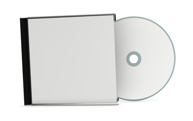 blank cd or dvd jewel case - obrazy, fototapety, plakaty