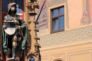 Brunnenfigur am Rathaus Ulm