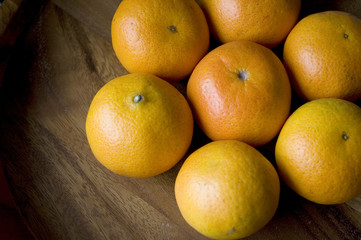 group of fresh oranges