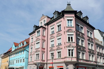 Sanierte Altbauten in Memmingen