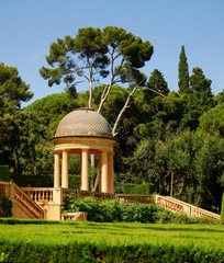 park  labyrinth in barcelona