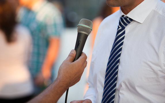 interview with a businessman