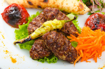 Meat balls served in the plate