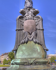 Obraz premium details fron the Serbian National Assembly, Belgrade
