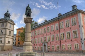 Fototapeta na wymiar statue of Birger Jarl,or Birger Magnusson,stockholm,sweden