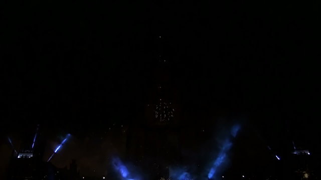 Fireworks, show Moscow University