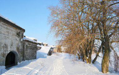 View of old fort Totleben, Russia