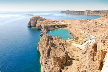 Fototapeta premium Lindos - St.Pauls Bay