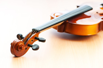 Obraz na płótnie Canvas Music concept with violin