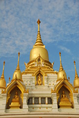 Naklejka premium Thai Temple at Gusinara India