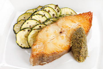 fish with vegetables