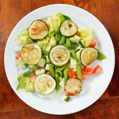 salad with zucchini