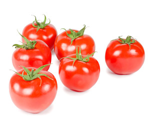 Tomato isolated on white background