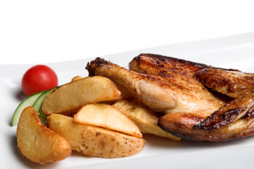 potato and chicken