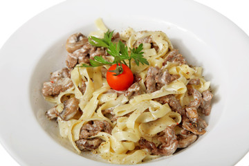 pasta with mushrooms