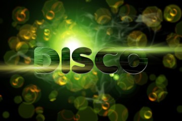 Disco_flashing lights_green