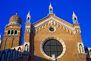 Naklejka premium italie,venise : cannaregio : église de la madonna dell orto