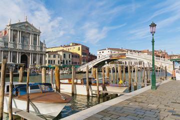 Scalzi bridge located at Venice, Italy