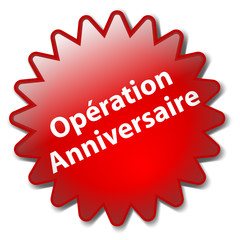 Tampon OPERATION ANNIVERSAIRE (soldes offre spéciale promotion)