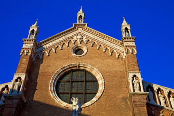 italie,venise : cannaregio : église de la madonna dell orto