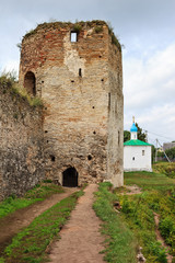 Fototapeta na wymiar Izborsk Fortress in Pskov Oblast, RF
