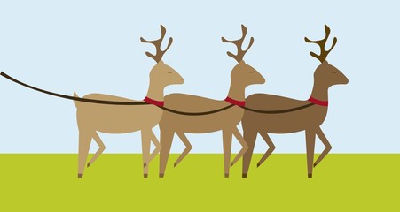 reindeers cartoon