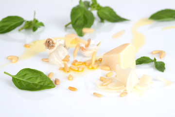 Knoblauch und Käse