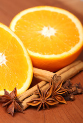 Sternanis Zimt Nelken Orange
