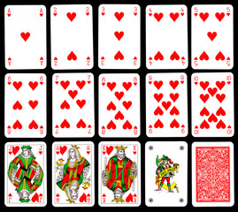 Playing cards - Hearts - 36199797