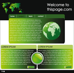 Obraz premium web site template 13