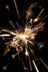 Sparkler sparks detail