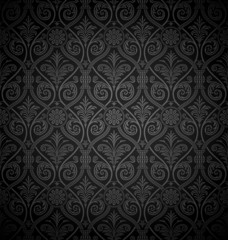 Seamless gothic damask pattern - 36206107
